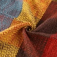 thumbnail image 5 of Colorful Plaid Throw Blanket for Couch, Orange Checkered Knit Throws, Fall Blanket,50"x60", 5 of 8