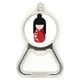 thumbnail image 1 of Kimono rojo Sakura Japan Acero inoxidable Metal cerveza tapa sacacorchos, 1 of 3