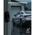thumbnail image 5 of VEVOR Level 2 EV Charger,32 Amp Adjustable Current,240V Electric Vehicle Portable Charger with 25 ft Charging Cable,NEMA 14-50P Plug,LCD Display, Plug-in Home Car Charging Station for SAE J1772 EV, 5 of 9