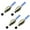 M, variant on Dongrere 4Pcs Bicycle Valves Lights Bike Wheel Lights Decorative Bike Tire Lights