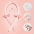 thumbnail image 2 of Heatless Curling Rod Headband No Heat Silk Ribbon Curling Rod Hair Roller Curls with Hair Claw Clip Lazy Natural Soft Wave Hair Rollers Styling Tool, 2 of 4