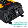 thumbnail image 5 of DFITO 300-Watt Continuous 4000-Watt Peak Modified Sine Wave Power Inverter DC 12V to 110V AC, 5 of 7