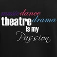 thumbnail image 3 of CafePress - Theatre Is My Passion Pajamas - Women's Short Sleeve Print T-Shirt and Pants Dark Cotton Pajama Set, 3 of 7
