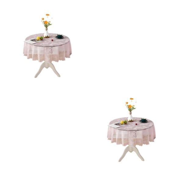 Injueey Añade elegancia a la Mantel disponible en varios patrones y tamaños Funda para Flor rosa 120 cm flor rosa 120cm 2Conjunto