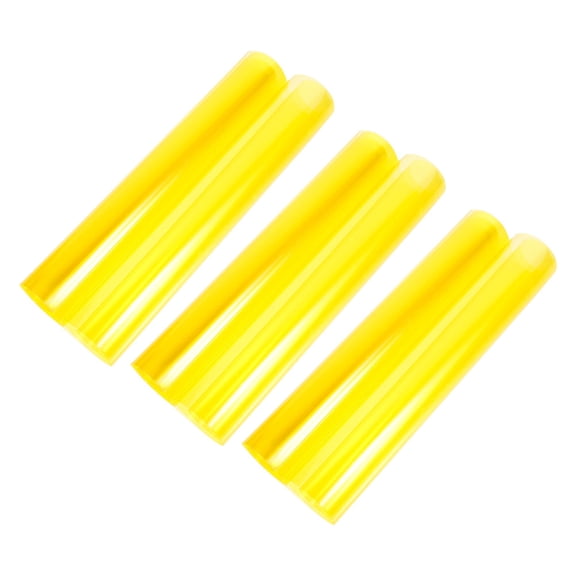 unbranded 3pcs Yellow Car Headlight PVC Film Sheet Car Headlight Film Light Tinting Film Headlight Protection Film Headlight Film Protector
