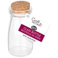 thumbnail image 1 of Décor Artisanal Bouteille en Verre DIY avec Bouchon de Carafe 2"x4"-Vide CD312, 1 of 2