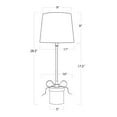 thumbnail image 2 of Regina Andrew 13-1484 Ribbon 29" Tall Buffet Table Lamp - Natural Stone, 2 of 6