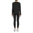 thumbnail image 2 of Athletic Works Women's Long Sleeve Tee and Leggings Set, 2-Piece, 2 of 6