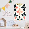 thumbnail image 4 of FORMRS Acrylic Clipboard with Low Profile Clip Standard A4 Letter Size, 12.5" x 9", Black Retro Flower, 4 of 8