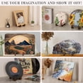 thumbnail image 5 of 2 pack Plate Display Stand, 6 Inch Plate Holder for Displaying, Decorative Picture Frame Dish Photo Plaque Platter Wood Stand, 5 of 5