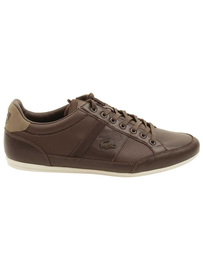 Lacoste Mens Chaymon PRM Sneakers in Dark Brown/Light Brown 