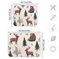 thumbnail image 4 of Yayeee Dish Drying Mat for Kitchen Counter 18"x24" Microfiber Absorbent Pad, Beige Christmas Plaid, 4 of 7