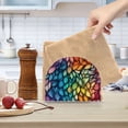 thumbnail image 2 of Yayeee Napkin Holder for Table Kitchen Paper Tissue Organization, Colorful Dragon Scales Pattern, 2 of 8