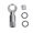 Silver, variant on Mosiee for Slx for Xt for Xtr Compatible Brake Barb Olive Kit for Hydraulic Disc Brake Hose Fittings Replacement Parts Red