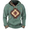 thumbnail image 5 of Sudadera con capucha tradicional india vintage para hombre, ropa informal de gran tamaño, ropa de calle, jerséis unisex, 5 of 5