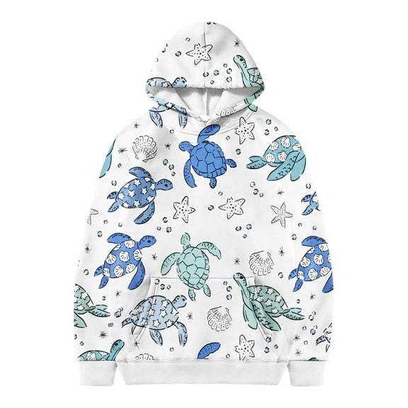 Likimi Children Boys Girls Hoodies Sweatshirt With Pocket Fashion Cartoon Print Long Sleeve Crew Neck Comfort Autumn Winter Pullover Size 3-4 Years Black