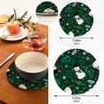 thumbnail image 3 of Christmas 2 Pack Pot Holders Trivets, Heat Resistant Hot Pads for Kitchen Table Decoration Trivets for Hot Dishes/Pot/Bowl/Teapot/Kitchen Hot Pads Trivets, 7" + 9.45", 3 of 7