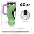 thumbnail image 2 of The Powerpuff Girls 40 Oz Tumbler with Handle And Straw Lid Insulated Tumblers Cups with Lids Straws Double Wall Vacuum Stainless Steel Travel Mug, Gifts for Men Women Boys Girls, 2 of 8