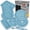 Blue, variant on 9in1 Nonstick Silicone Baking Fluted Cake Pan Cookie Sheet Molds Tray Heat Resistant Bakeware Tools Kit for Muffin Loaf Bread Pizza CupcakeUtensil