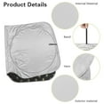 thumbnail image 7 of Jeiento Camouflage Peak Car Windshield Sun Shade Foldable Automotive Front Window Sunshade Protector Heat and UV Rays That Keeps Vehicle Cool Universal Vehicle Accessories, 7 of 7