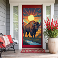 thumbnail image 7 of Wildlife Themed Buffalo Artistic Banner Background Party Decorations Photography Props Western Themed Event Backdrop Rustic Gathering Decor Outdoor Festival Supplies, 7 of 7