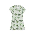 thumbnail image 5 of CCRFTGI Girls Polo Dress Size 7-8 Short Sleeve Uniform Casual Bow Print Pleated Flare Skater Polo Dresses Summer Button Collared Pique Polo Dress Light Green 9-10 Years, 5 of 5