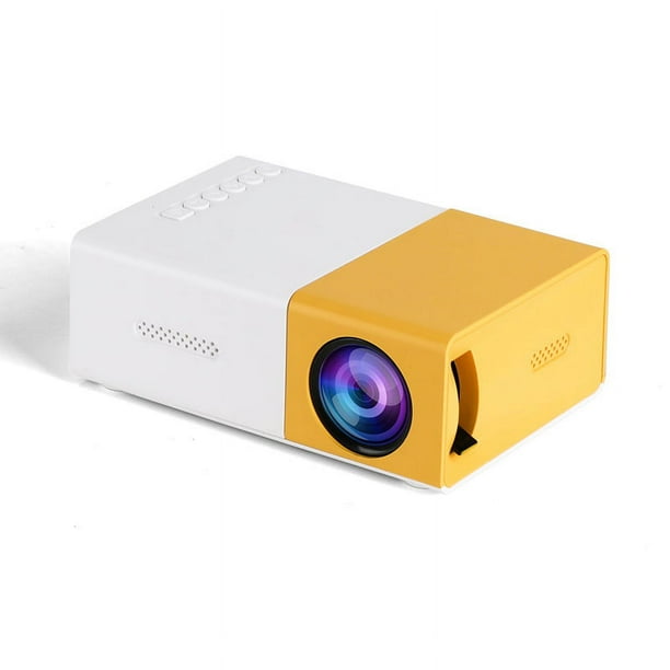 Proyector, Mini Proyector Portátil para Móvil, Soporta 1080p Full HD, Regalo de Navidad Infantil, Recargable, Compatible con USB/HDMI