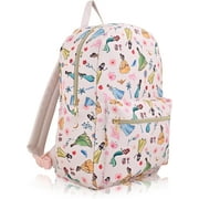 Disney Princess Large Backpack 16 Inches Leatherette All-over In-print Backpack