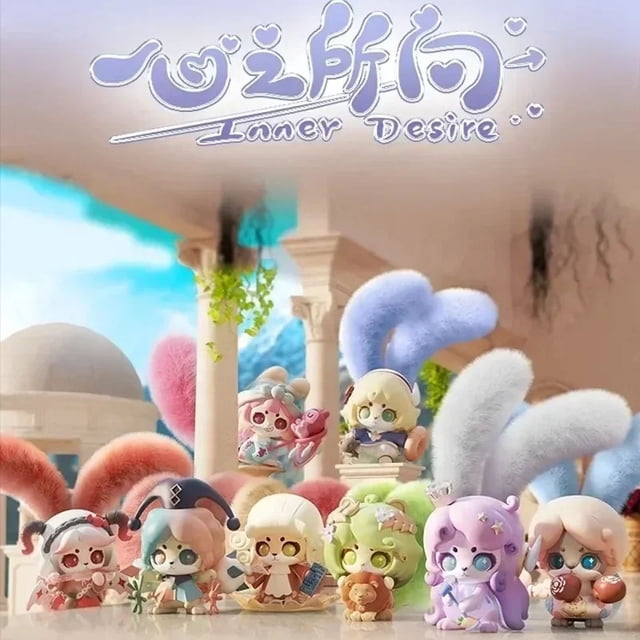 Copa conejo Inner Desire Anime figura de acción Linda muñeca de peluche conejos estatuilla sorpresa juguetes modelo de colección estatua GK juguete regalos987