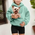thumbnail image 2 of 3-4 Years Child Girls And Boys Pet Pouch Hoodies Oversized Cat And Dog Pouch Sweatshirtst Puppy Comfy Pullover Hoodie With Pockets Casual Pullover Fall Winter Clothes Sky Blue Pullovers, 2 of 6
