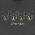thumbnail image 2 of Junior's Mickey & Friends Neon Outline  Festival Muscle Graphic Tee Charcoal Large, 2 of 4