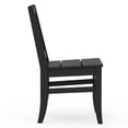 thumbnail image 6 of Better Homes & Gardens by POLYWOOD Southlake Outdoor Dining Side Chair (2 Chairs), All-Weather HDPE, Patio Seat, Black, 6 of 14