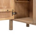 thumbnail image 6 of Nolan 38" 2-Door Accent Cabinet, Antique Natural Brown Reclaimed Pine Wood, 6 of 11