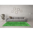 thumbnail image 3 of Ahgly Company Indoor Round Oriental Green Industrial Area Rugs, 6' Round, 3 of 4