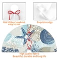 thumbnail image 6 of Kll 48" Christmas Tree Skirt Algae Corals And Seashells Xmas Tree Skirts Mat For New Year Xmas Holiday Party Indoor Outdoor Home Decoration, 6 of 9