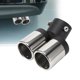 thumbnail image 5 of Punta De Escape, Tubo De Escape De Boca Redonda De Acero Inoxidable Universal Para Accesorios De Automóviles ANGGREK Otros, 5 of 8