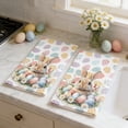 thumbnail image 3 of ddioayh Kitchen Towels Set of 2 Super Soft Absorbent Easter Themed Dish Cloths and Hand Towels 25.9x16.9 Inches for Cooking Baking Drying and Decor, 3 of 6