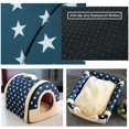 thumbnail image 4 of Cama nido/sofá para gatos, suave y cálida para invierno, casa portátil tipo iglú para gatos, mini cama para perros pequeños, cama para gatos, gatitos, cachorros y conejos., 4 of 5