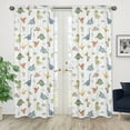 thumbnail image 2 of Sweet Jojo Designs Watercolor Dinosaur Dino Boy Semi-Sheer Rod Pocket Curtain Panels Drapes Set 2 Piece, 2 of 5