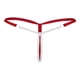 thumbnail image 1 of Gibobby Tangas de mujer sexy encaje Tanga y tangas de perlas sexy para mujer Ropa interior de cintura sólida(Rojo Talla única), 1 of 2