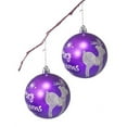 thumbnail image 2 of Perfect Holiday Handpainted 2-Piece Shatterproof Christmas Ornament Set, 3.14-Inch, Gold Ball Merry Christmas and Deer, 2 of 4