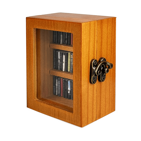 1 * Anxiety Bookshelf 60 * mini book-Brown