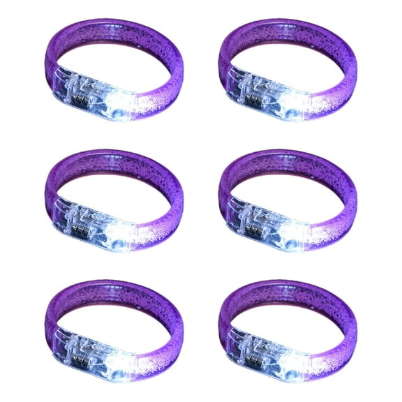 WINDLAND LED Light Up Wristbands Bracelets for Birthday Parties and Neons Themed Event