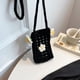 thumbnail image 2 of Bolso de ganchillo para mujer con monedero de flores hecho a mano regalo de encanto suave para amigos Hugtrwg Para estrenar, 2 of 9