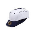 thumbnail image 1 of Top Headwear 12-Pack Adjustable Baseball Hat - White/Navy, 1 of 2
