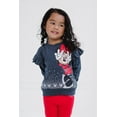 thumbnail image 3 of Disney Minnie Mouse Fleece Sweatshirt and Leggings Outfit Set Toddler to Big Kid, 3 of 5