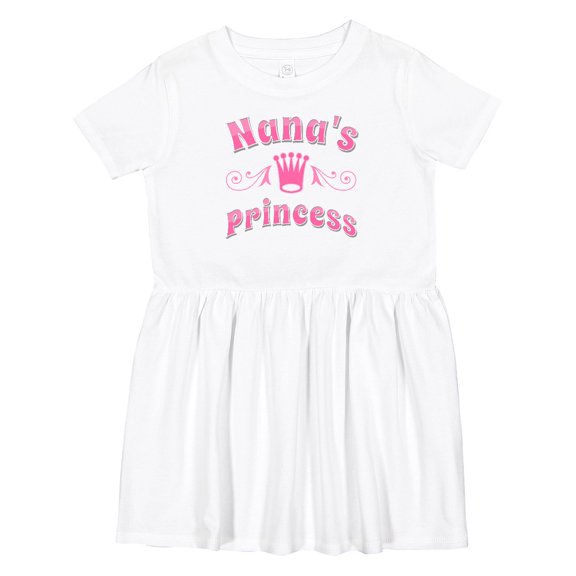 Inktastic Nanas Princess Granddaughter Girls Toddler Dress