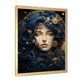 thumbnail image 5 of Designart "Portrait Of A Woman'S Zodiac Dreams" Astrology Picture Framed Wall Art Living Room, 5 of 5