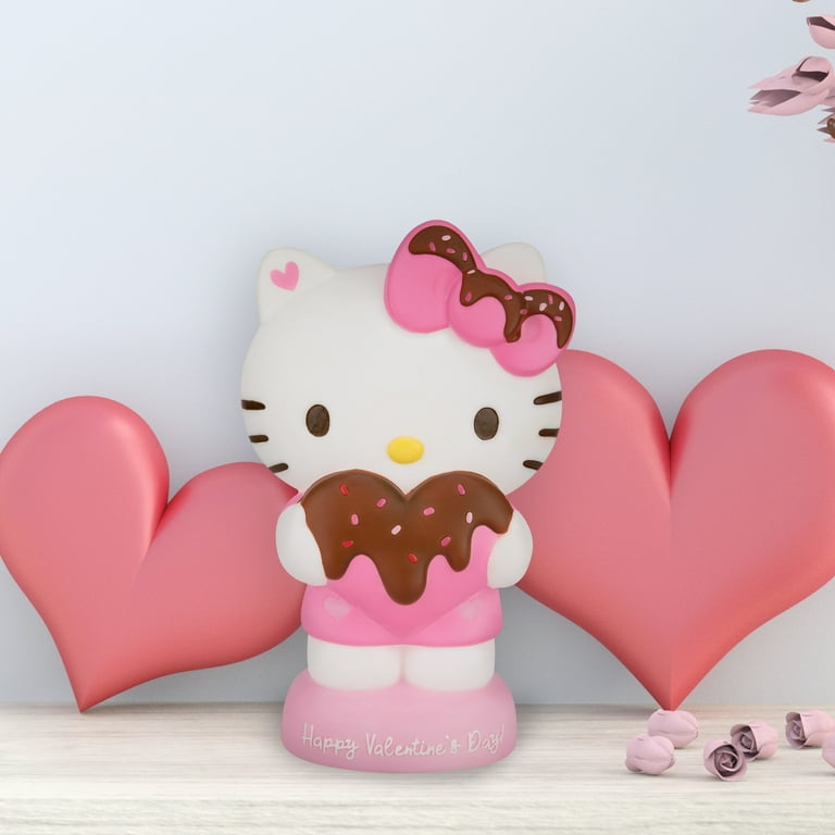 Valentine Lighted Blow Mold Outdoor Decor Hello Kitty Love Is