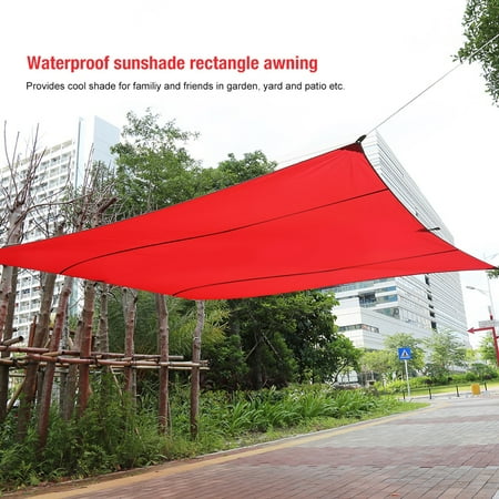New Sand Sun Shade Sail Sunscreen Rectangle Polyester Awning Canopy New Sand Sun Shade Sail Sunscreen Rectangle Polyester Awning Canopy Outdoor Garden Patio 4 5 5m